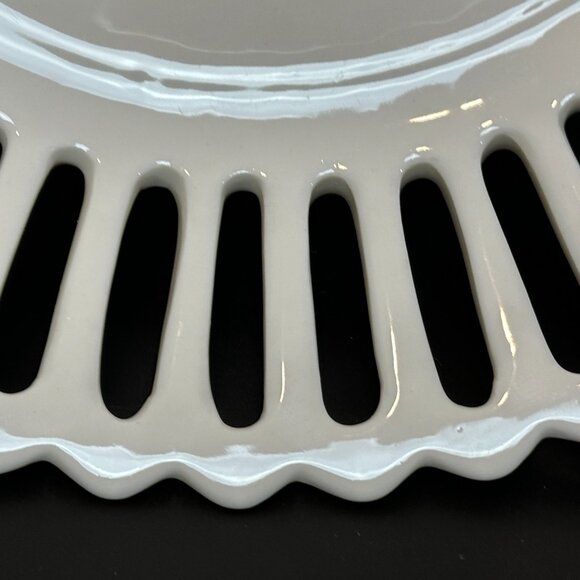 NEW Ralph Lauren RLL White 12" Pavillion China Serving Platter Plate - Picture 3 of 16